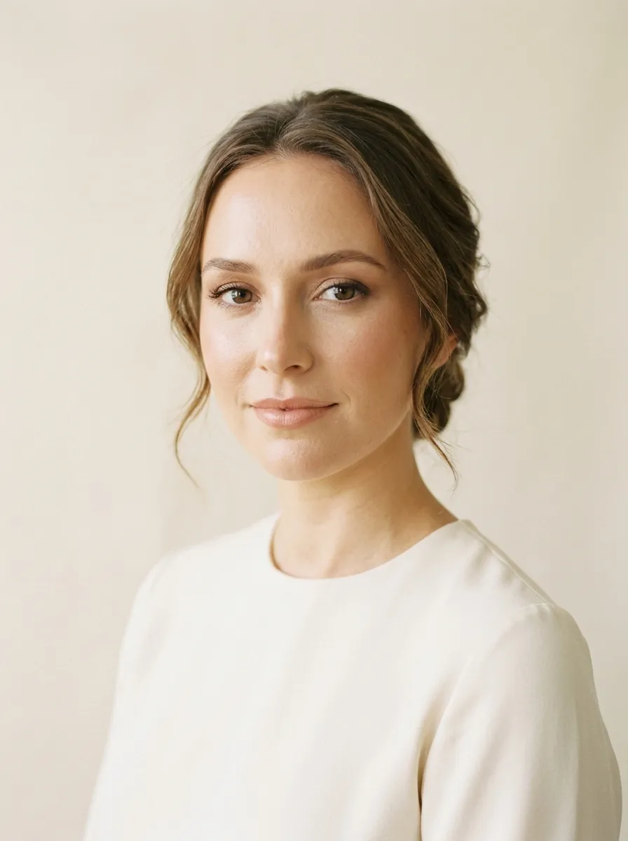 Timeless portrait with soft natural glam